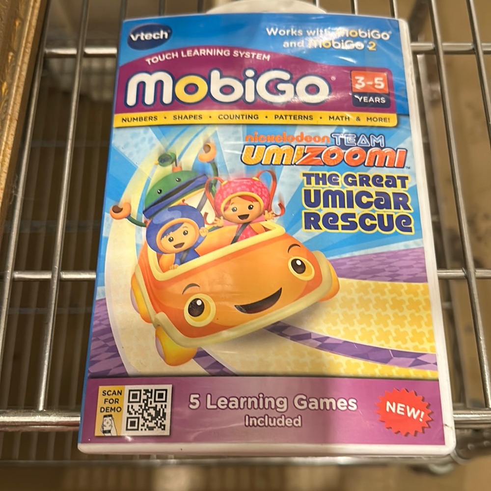 VTECH nickelodeon Team Umizoomi, MobiGo game with original box